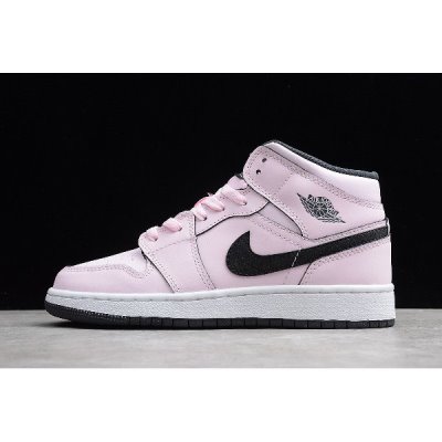 Nike Bayan Air Jordan 1 Mid Gs Pembe Basketbol Ayakkabısı Türkiye - 4UPU6MTL